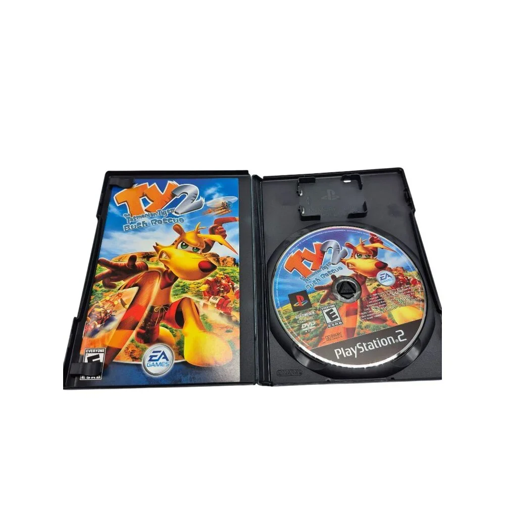 PS2 Ty The Tasmanian Tiger 2 Bush Rescue Playstation 2 Game EA Games Rated E